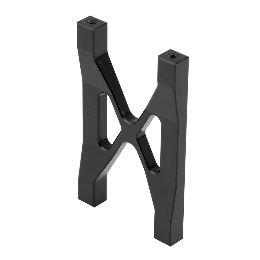 RC Car Aluminum Bumper Frame Brace for Axial SCX10 Electric Remote Control Crawler (Black)