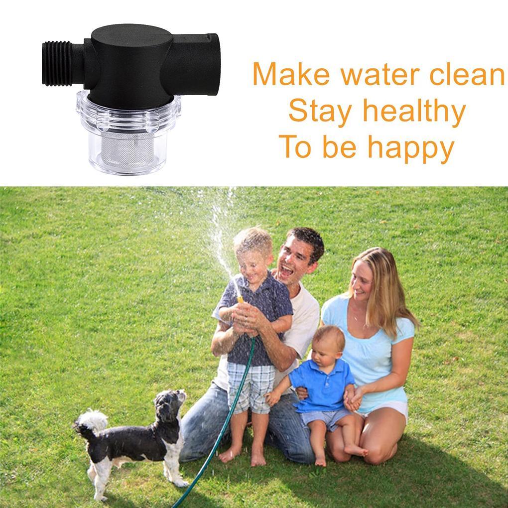 2PCS 1/2Inch Twist-On Pipe Water Pump Strainer Npsm Inlet/Outlet with 50 Mesh Stainless Steel Filter Screen for RV Marine