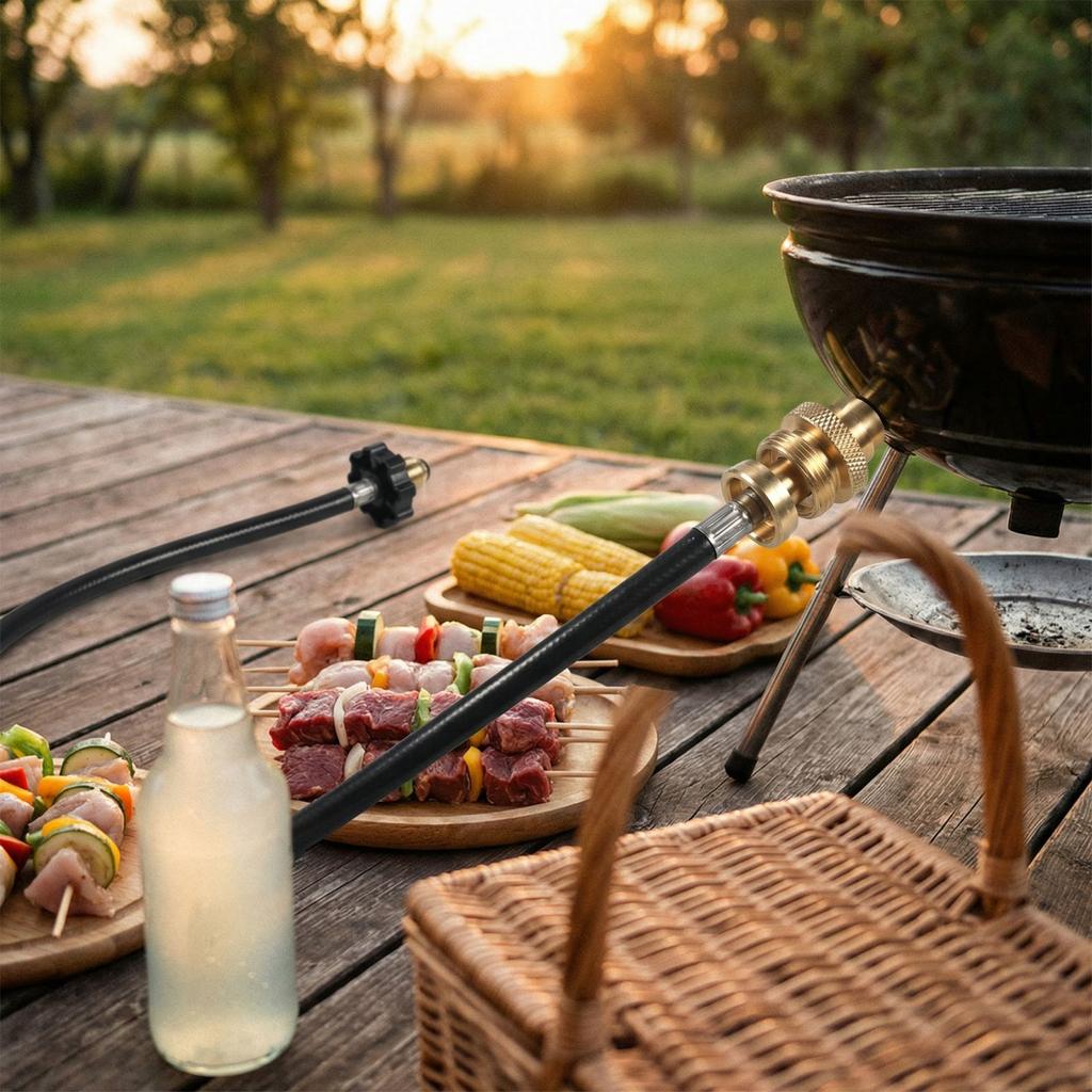 10-foot Propane Adapter Hose, Propane Heater Adapter Hose, Which Connects The Heater Hose To The Propane Tank.