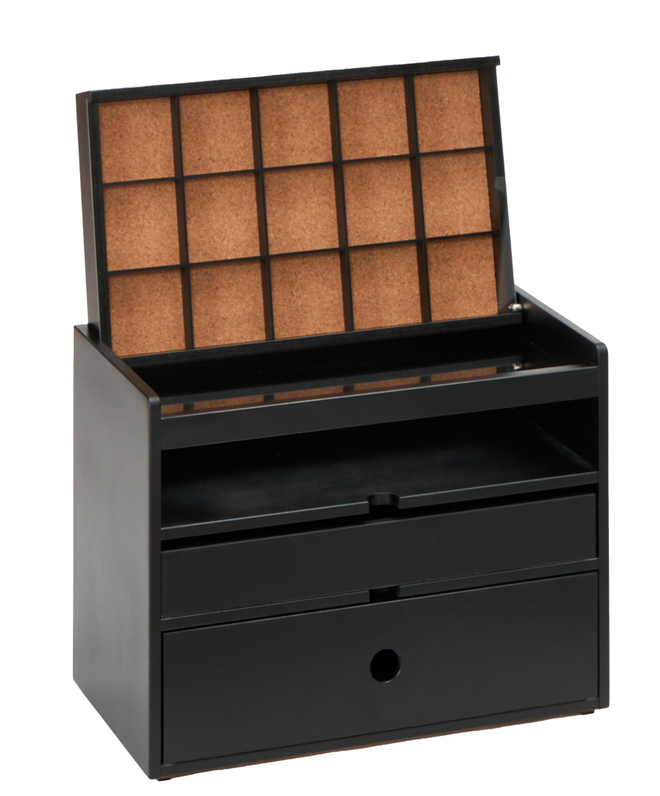 

Badge Storage Chest Stores and displays up to 210 57mm badges Large capacity Made in Japan Featured on Makuake 38x23x23cm Black - - - - - - чёрный