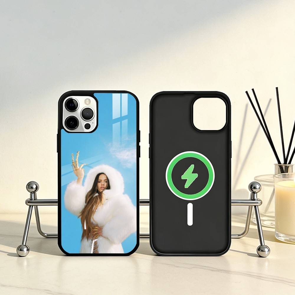 Singer Rosalia Phone Case For iPhone17,16,15,14,13,12,11 Plus,Pro Max Magnetic For Magsafe Wireless Charging