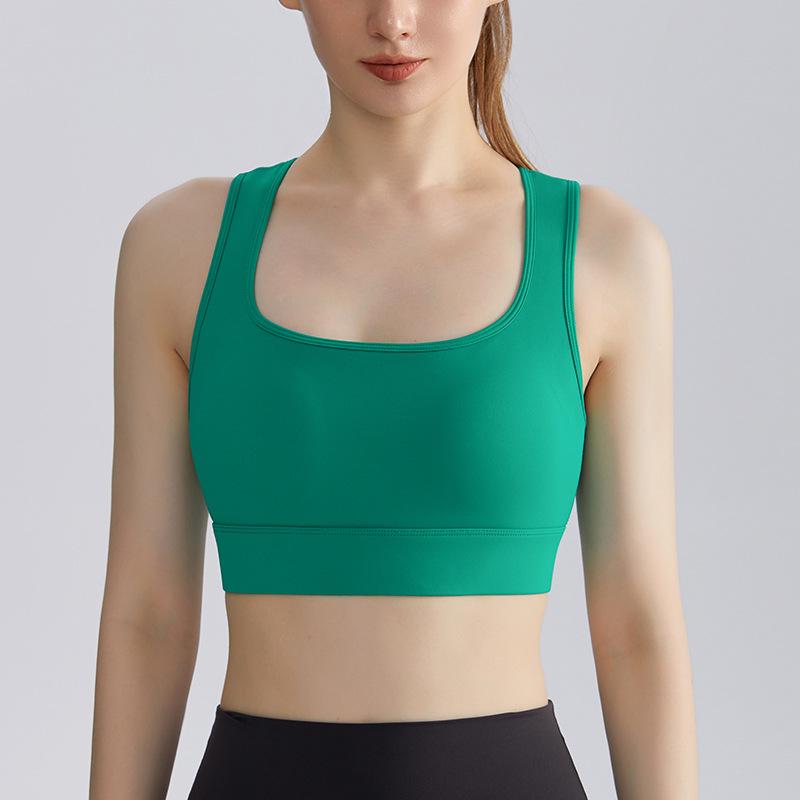 

Спортивный цельный бюстгальтер для йоги без спинки CD - Фиксированные вкладыши, Полый дизайн, Сексуальная спина, Летний стиль XL