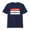 Caution Apprentice Funny Humorous Active T Shirt vintage Washed Top For Everyday Wear Soft Stretched Comfortable Unisex homme