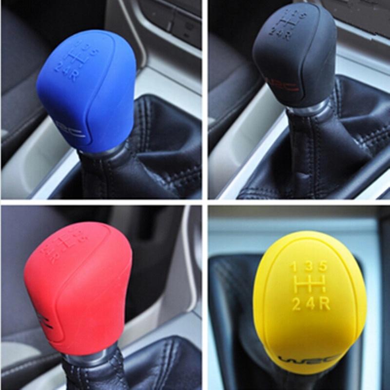 Ford Focus Car Handbrake Covers Gear Shift Collars Knob Protect 5 Speed Auto Anti Slip Handle Sleeve Universal Accessories