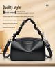 Women's Trendy Textured Crossbody Pillow Bag - High-End Niche Shoulder Handbag 2025
