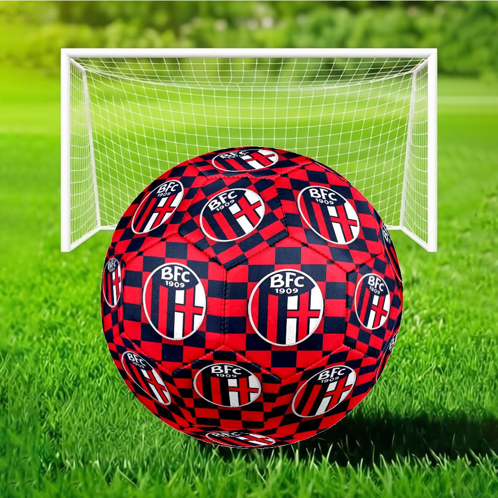 Football Bologna Soccer Ball Size 5 Soccer Ball, Machine-stitched, Soft and Comfortable, Suitable for Training and Matches Fan Gift