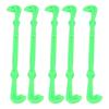 5Pcs Portable Fishing Line Knot Tool Green Plastic Hook Knot Tying Tool Fishing Gear