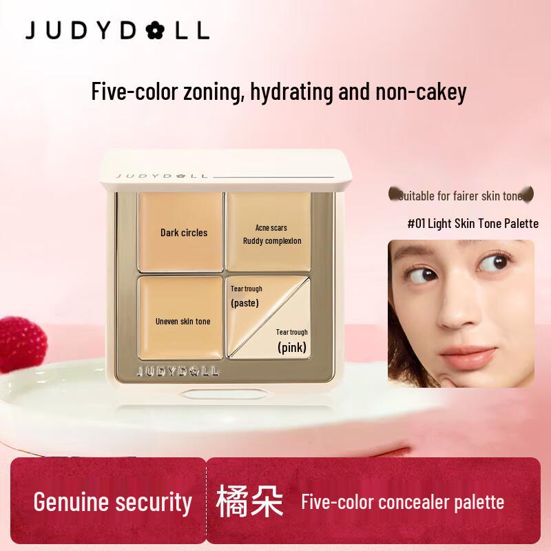 Judydoll Палетка консилеров пяти цветов 6g