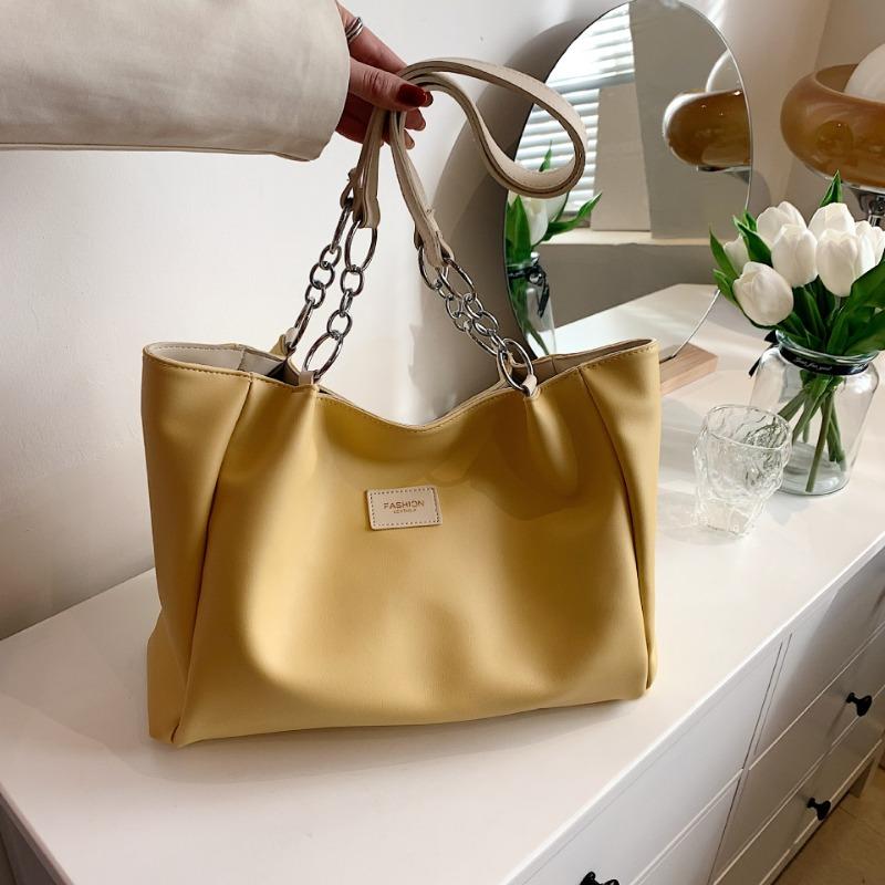 Tote bag new niche design trendy fashion simple large capacity shoulder casual women bag