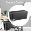 Cable Management Box Cord Cover Decoration Multifunction Creative Holder Case Organizer for