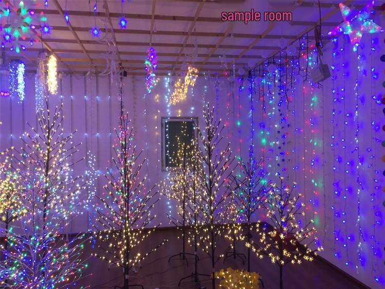 Colorful Waterproof LED Starry Sky String Lights for Outdoor Weddings & Decorations.