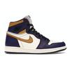 Zapatillas Unisex Air 1 Retro High SB LA To Chicago Morado Court-Purple Sail-University-Gold-Negro CD6578-507