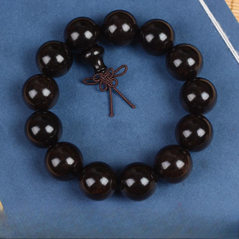 Red Light Sandalwood, Black Sandalwood, Ebony, Black Sandalwood, Buddha Beads, Wenwan Bracelet Sandalwood 108 Rosary Beads.