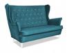 Lounge Set of Furniture Diana Wingback Sofa Armchairs Poufs Family Furniture Set