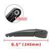 2PCS Car Rear Wiper Blade and Arm Fit for Renault Koleos MK2 Hatchback 2016-2020 Window Windshield Wiper Blade Arm Set