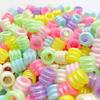 Handicrafts Acrylic Spacer Beads Hole Bead Sleeves DIY Bracelets Necklaces Keychains
