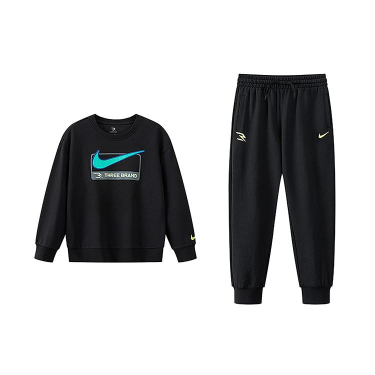 Nike Повседневный спортивный костюм из 2 предметов для детей N32612170 S black