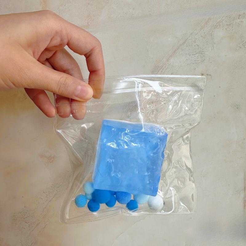 Transparent Ocean Mousse Squeeze Toy Squishy Square Fidget Toys Super Soft Circle Antistress Pinch Decompression Sensory Toy