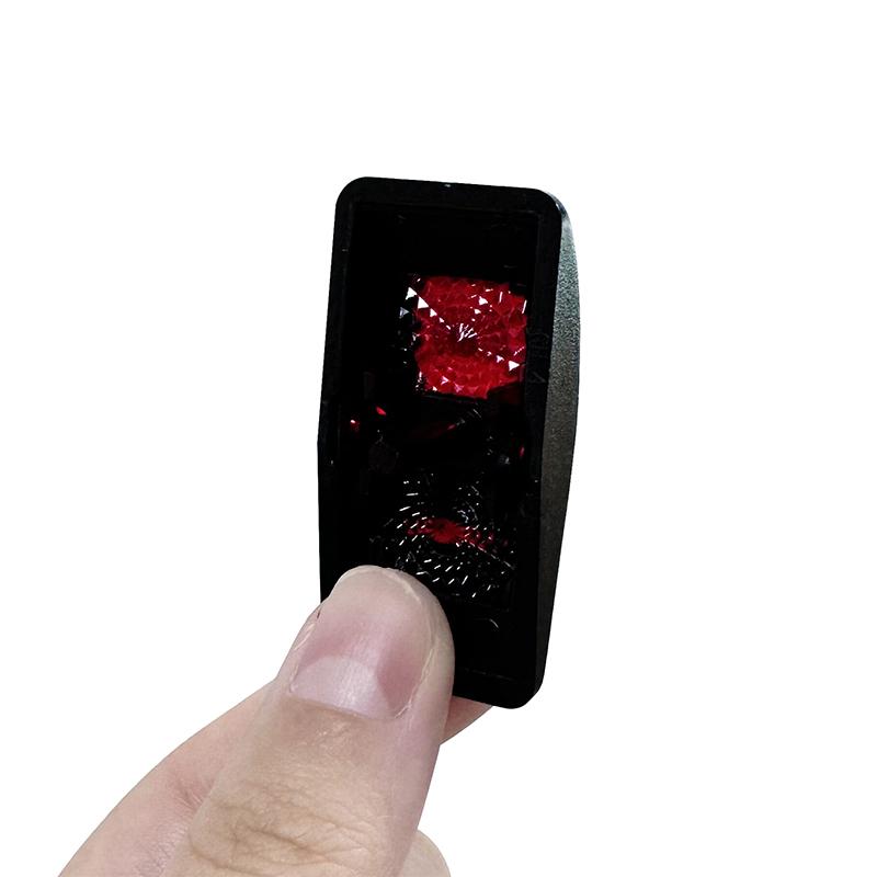 BANDC Boat Rocker Switch Cover (No Switch) Red Marine Dash Cap Labels for RV Heater Carling Switch Car Jeep Wrangler Accessories