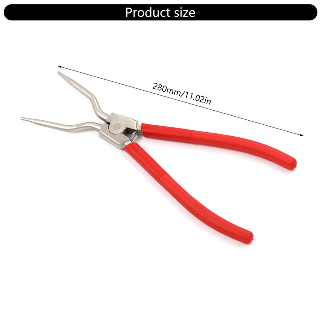 11 Zoll Sprengringzangensatz Gerade&Gebogene Köpfe Für Waschmaschinenreparatur Spezialwerkzeug Haushaltsgeräte Wartung