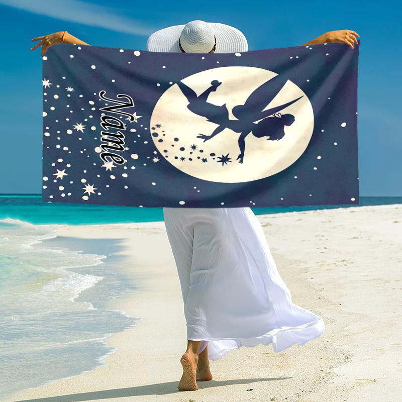 Personalized Lion Adventure Beach Towel Microfiber Beach Towel Thin Absorbent for Beach Swimming Yoga Bath Sports. 0910350