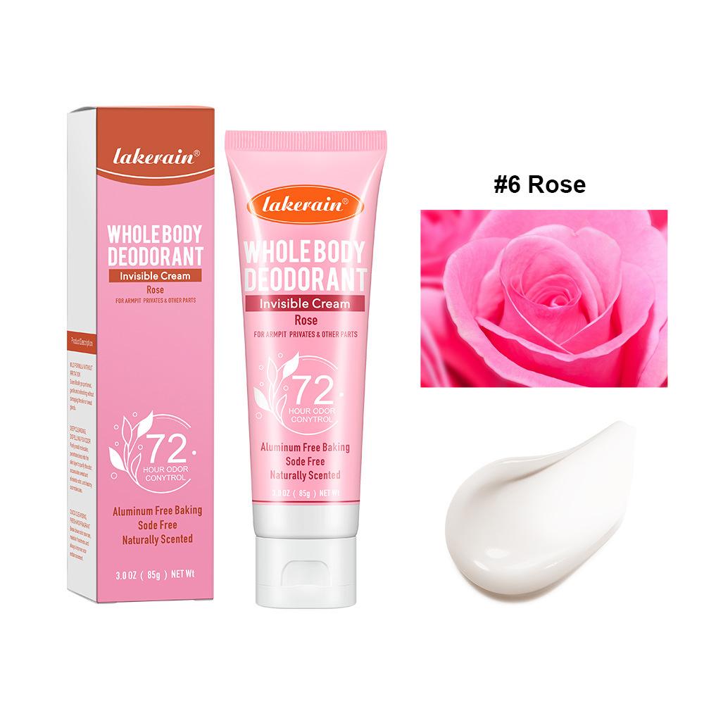 

Дезодорант для тела Lakerain 72-часовой кремовый дезодорант для всего тела Дезодорант с фруктовым ароматом 06
