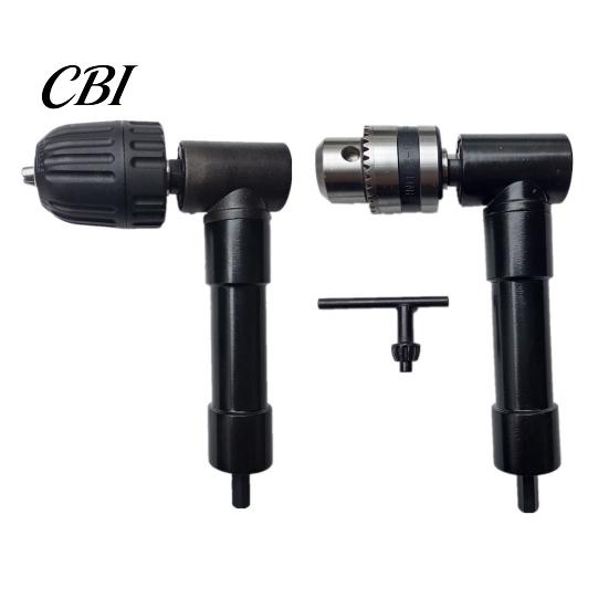 Electric Drill Steering Device 90 Degree Right Angle Attachment, Corner Adapter with 0.8-10mm 3-Jaw Chuck, Compatible Most Bits Automotive Interior