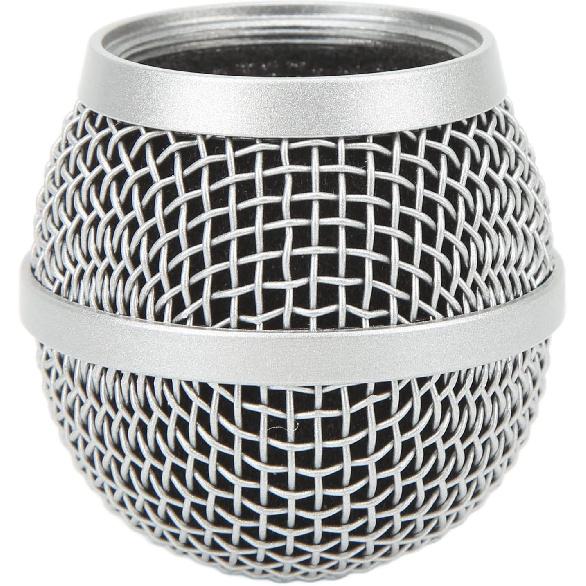 

Сетка-головка микрофона, Крышка-головка микрофона из нержавеющей стали, подходящая для PG48 PG58 PGX2 BLX288 PG24, Сменная решетка микрофона с