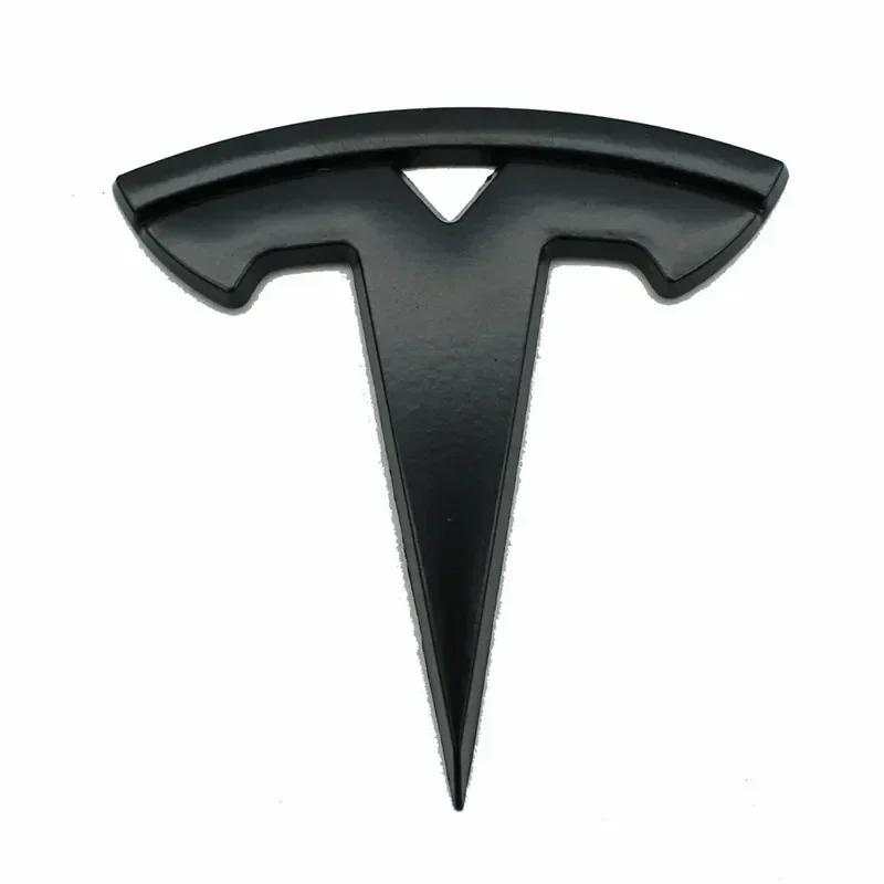 Car Sticker Tesla 5.5x5.5cm Metal Car Steering Wheel Cover Sticker for Tesla Model 3 S X Y Auto Interior Refitting Emblem Modifi