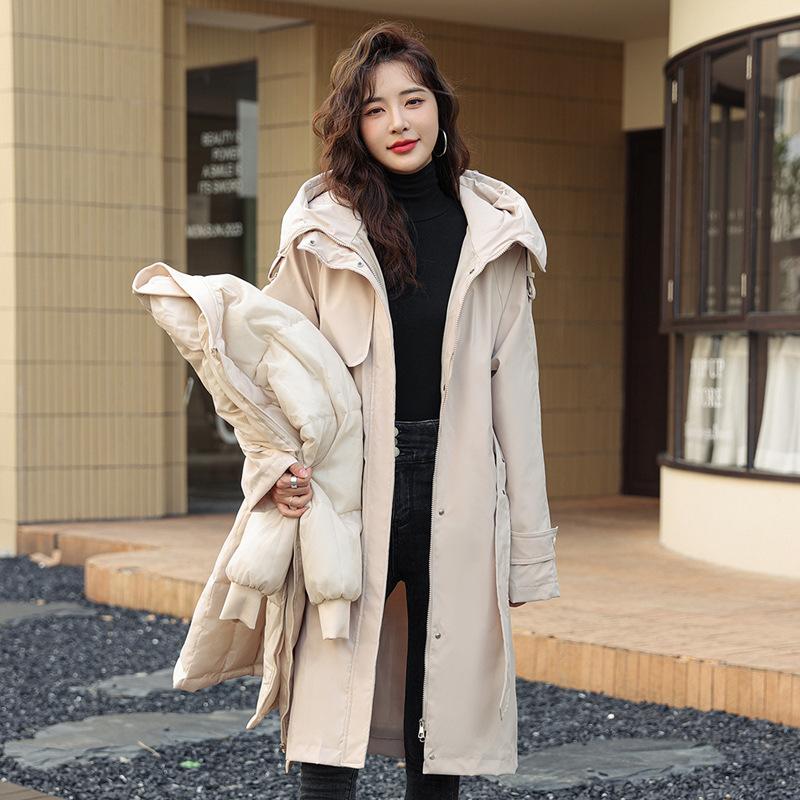 

Съемный длинный пояс Пи, чтобы преодолеть Хлопковая куртка Женская Новая Толстая и Стройнящая Пуховая Хлопковая одежда Женская 3XL