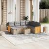 VidaXL Garden Lounge Set with Cushions 8 Pcs, Patio Sofas, Patio Furniture Set, Outdoor Furniture, Mix 3265770