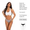 Big Size Female Spring and Summer Yoga Movement Breathable Speed Dry Ice Silk Without Trace Low Waist Thong Underwear