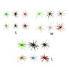 6PCS/Lot Elastic Floating Lures Baits Shaped Like Sea Urchins With Build In Flash For Biggest Visibilities Underwater