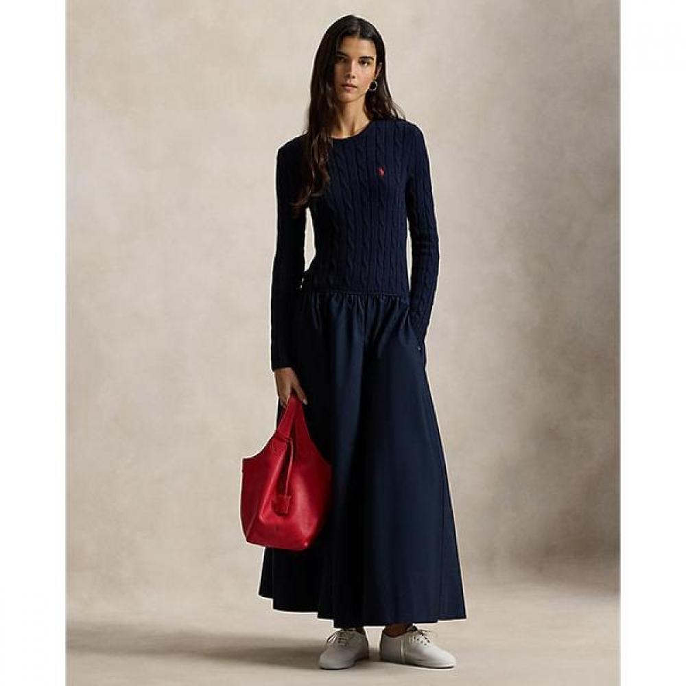 

Polo Ralph Lauren Women S Cable Knit dreSS wmpodrSnfa21019400 L