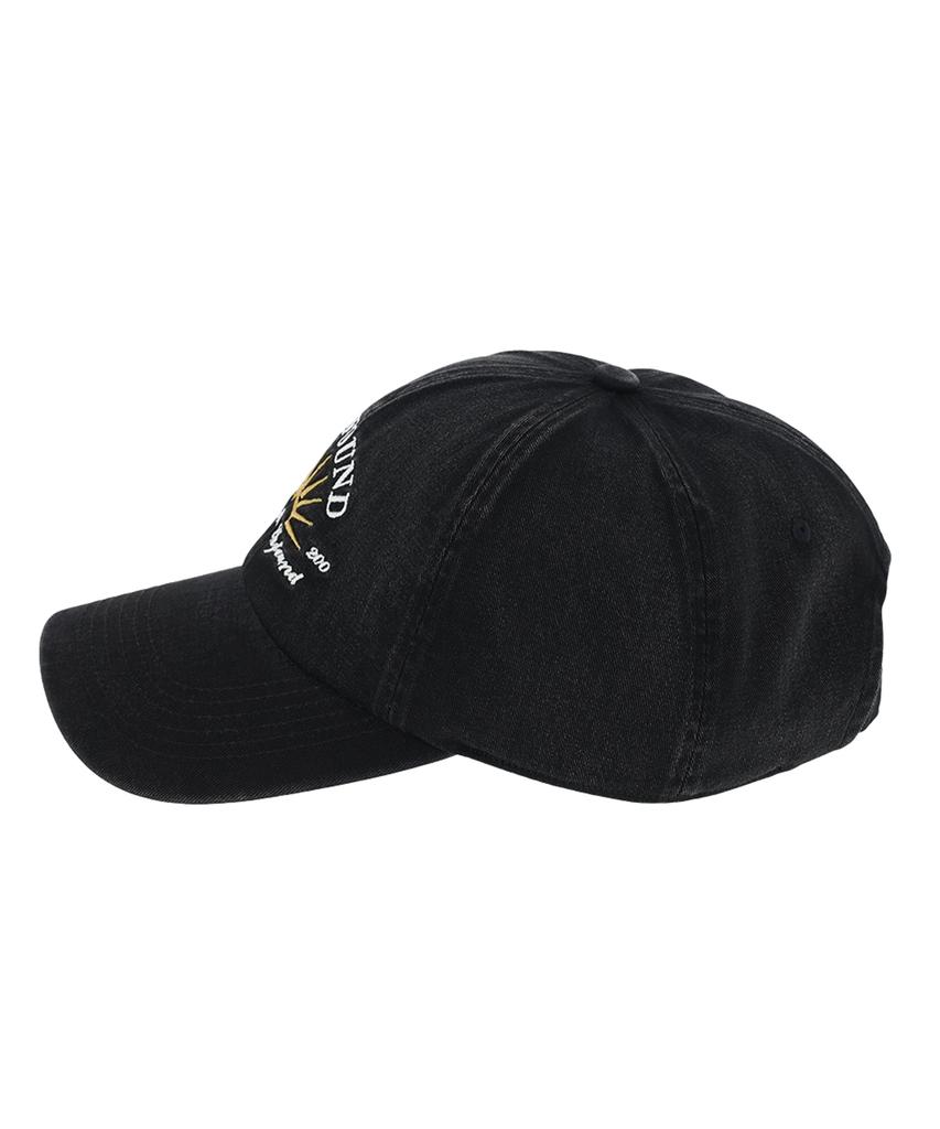 Nonpaundeu Washed Buffering Sun Ball Cap [Washed Black]