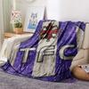 Toulouse Football Club Flanelldecke mit Aufdruck, Hohe Qualität, Bequem für alle Jahreszeiten, Heimdekoration, Wärme und Komfort