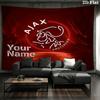 AFC Ajax Custom Name Wall Tapestry Aesthetic Wall Hanging Printed Fabric Blanket Decorative Tapestries for Bedroom Living Room Home Decor