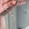 Blue Star Necklace, Light Luxury, Super Immortal Pentagram Collarbone Chain, Korean Version, New Popular Necklace
