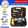 180W Car Tire Inflation Pump Electric Metal Dual Cylinder Gas Pump Portable Car Mounted Inflation Pump