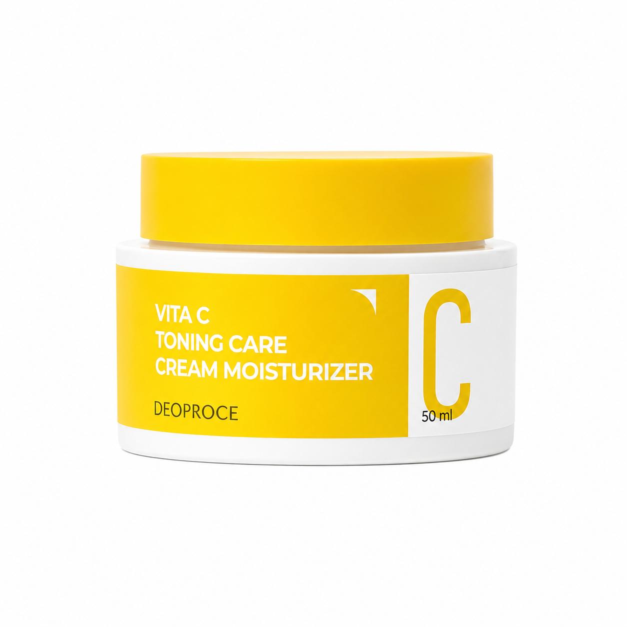 Deoproce Vita C Toning Care Cream Moisturizer 50ml*1Pc/2Pcs/4Pcs 1Pc
