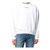 Off-White Marker Over Crewneck White/Blue Men Tops OMBA035E20FLE0020145