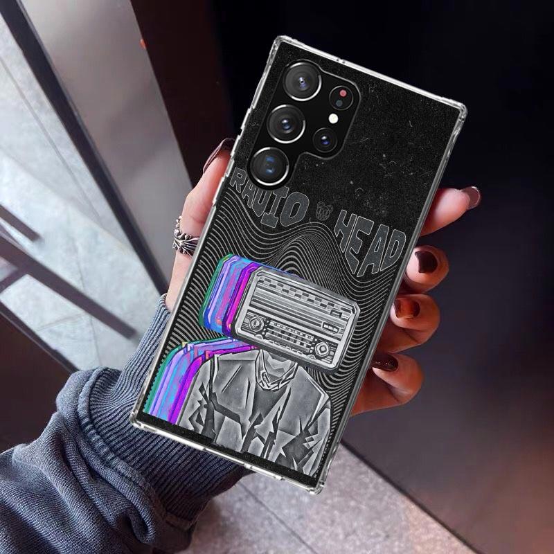 Bnad R-Radiohead Fodral För Samsung Galaxy S26 S25 Edge S24 S23 Ultra S22 Plus S21 S20 FE Mjukt TPU Baksidesskydd Funda Galaxy S