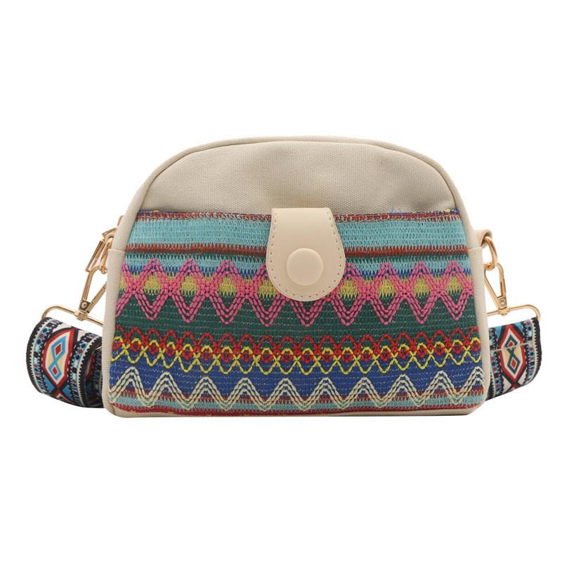 Fashionable Canvas Spring 2024 Ethnic Womens Bag With Spacious Design And Chic Style