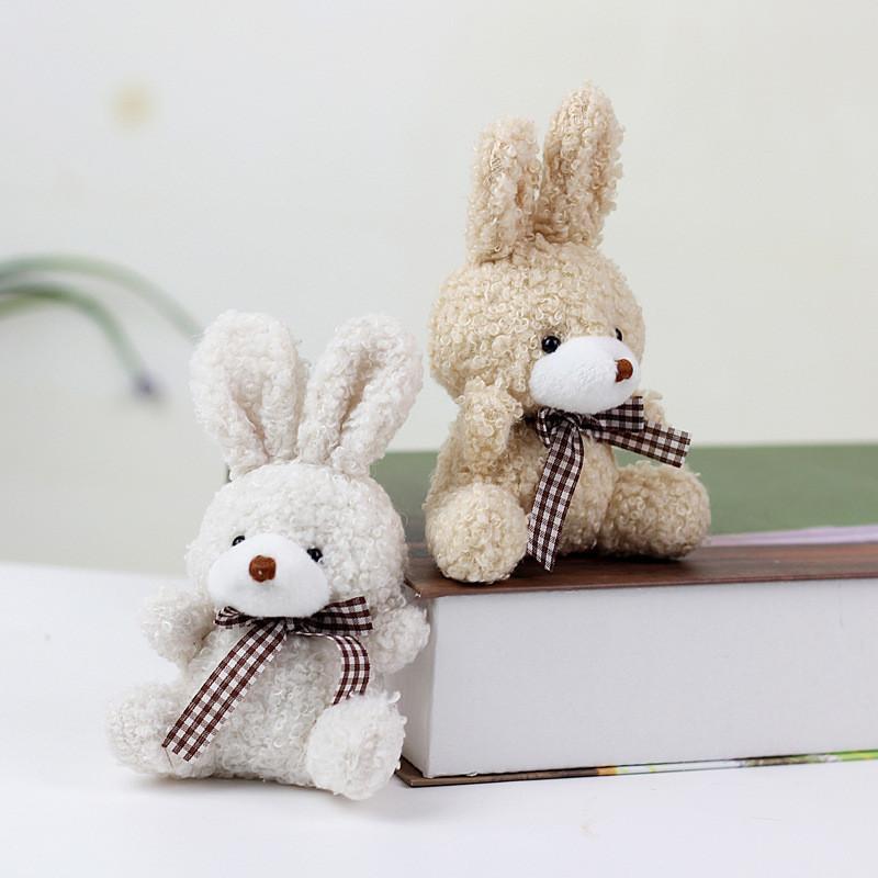Adorable Small Bunny Plush Toy Cute Rabbit Doll Soft Purse Charm Gift