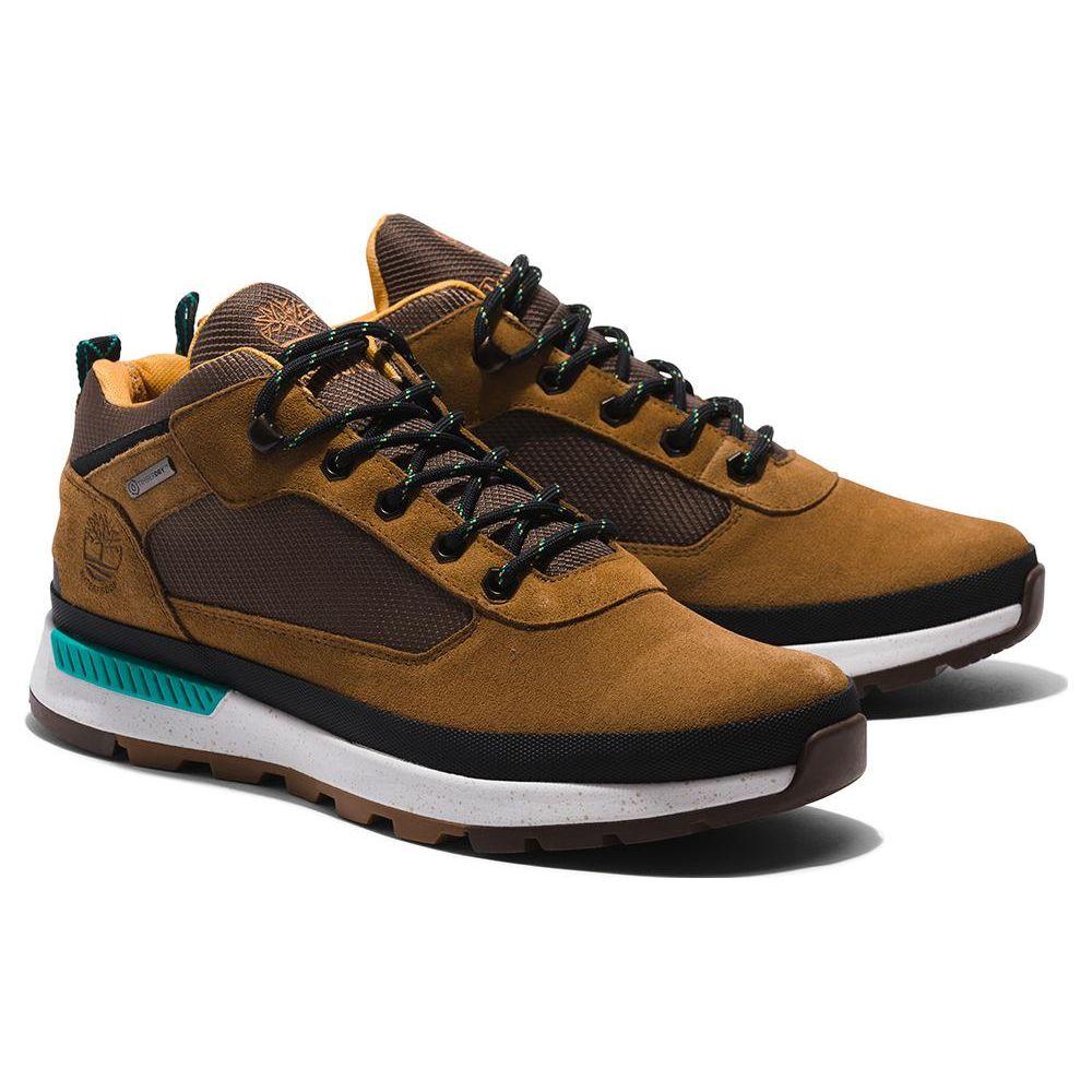 Timberland Field Trekker Fabric Leather Outdoor Function Shock Absorption Non-Slip Low-Top Casual Shoes Men Sneakers Brown A5S5KDQ8