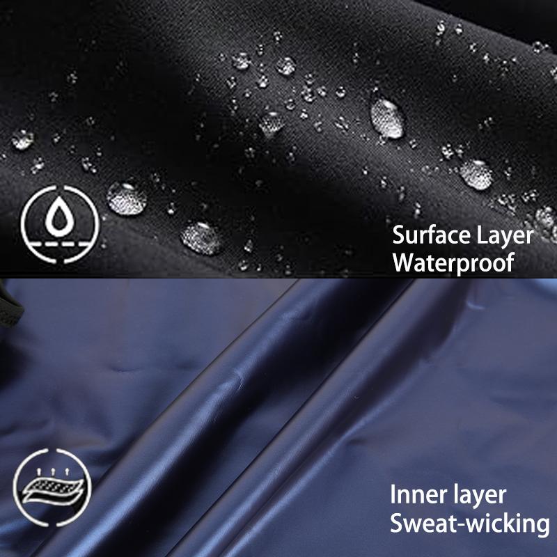 Men Sauna Suit Zipper Design Tummy Control Vest Sleeveless Stand-up Collar Shapewear Sweat Multi-functional Jacket Heat Trapping Body Shaper