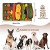 Pet Dog Sniffing Pad Slow Food Training Indoor and Outdoor Activity Toys Soft Wool Fleece Slow Food Pad