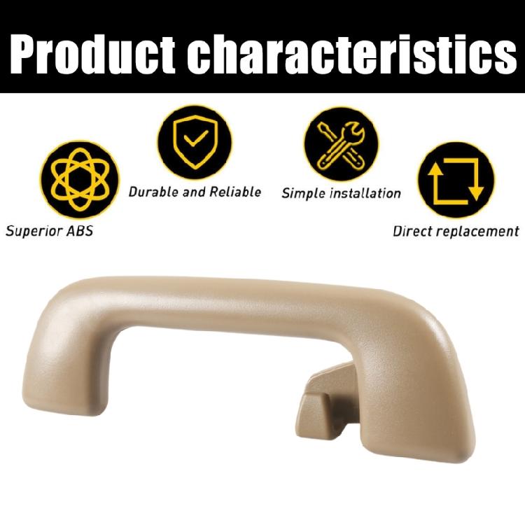 Interior Roof Grab Bar with Hook Vehicle Safety Grab Bar ABS Interior Support Handle Replaces 74610-52020 for Vehicle