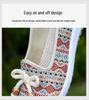 Spring-Autumn Women's Breathable Lightweight Low-Cut Non-Slip Flat Shoes for Middle-Aged & Elderly