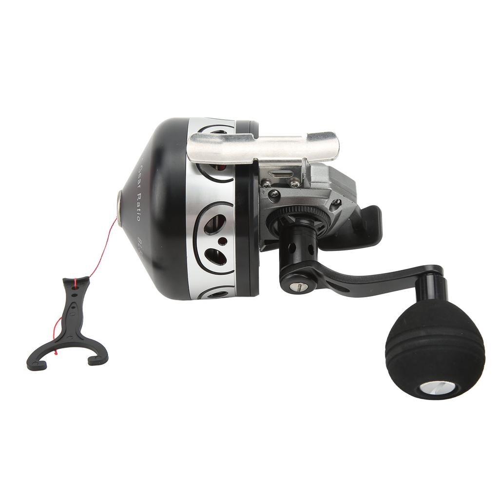 BL50 Metal Large Fishing Reel 3.6:1 Speed Gear Ratio Spinning Reel for Saltwater Freshwater Black